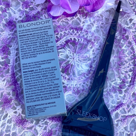 NWB & Brush BLONDOR Brass Kicker Permanent Color - Picture 4 of 4